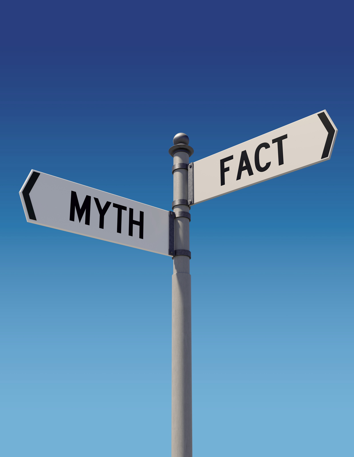 Street signs pointing opposite directions: Myth or Fact.